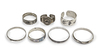 SEVEN SILVER BRACELETS, IRAQ, EARLY 20TH CENTURY