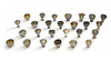 AN OTTOMAN COLLECTION OF TWENTY-SIX SILVER CUPHOLDERS, 19TH CENTURY