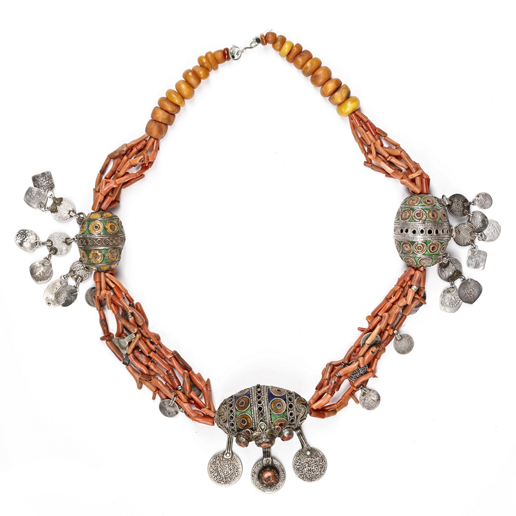 SILVER NECKLACE – MOROCCO, 19TH CENTURY