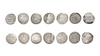 ABBASID, TEMP. AL-MUKTAFI (289–295 AH/ 902–908AD), SEVEN SILVER DIRHAMS, DATED
