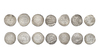 ABBASID, TEMP. AL-MUKTAFI (289–295 AH/ 902–908AD), SEVEN SILVER DIRHAMS, DATED