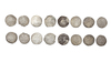 ABBASID, TEMP. AL-MUQTADIR (295–320 AH/ 908–932AD), EIGHT SILVER DIRHAMS, DATED