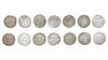 ABBASID, TEMP. AL-SAFFAH (132–136 AH/750–754AD), SEVEN SILVER DIRHAMS, DATED
