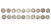 ABBASID, TEMP. AL-MANSUR (136–158 AH/ 754–775AD), TEN SILVER DIRHAMS, DATED