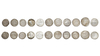 ABBASID, TEMP. AL-MAHDI (158–169 AH/ 775–785AD), ELEVEN SILVER DIRHAMS, DATED