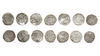 UMAYYAD OF SPAIN, TEMP. MUHAMMAD I (238–273AH/ 852–886AD), SEVEN SILVER DIRHAMS, DATED