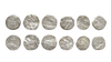 UMAYYAD OF SPAIN, TEMP. AL-HAKAM II (350–365AH/ 961–976AD), SIX SILVER DIRHAMS, DATED