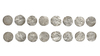 UMAYYAD OF SPAIN, TEMP. AL-HAKAM II (350–365AH/ 961–976AD), EIGHT SILVER DIRHAMS, DATED