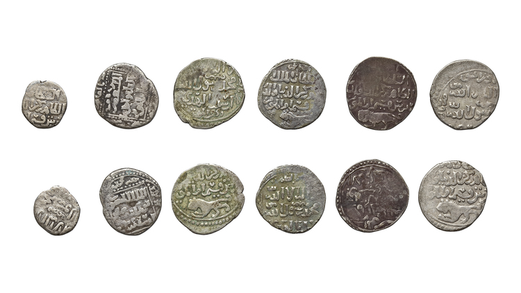 MAMLUK, BAYBARS(658–676 AH /1260–1277AD), SILVER COINS, DATED