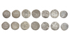 UMAYYAD, TEMP. WALID BIN ABD AL-MALIK (86–96 AH / 705–715), SEVEN SILVER DIRHAMS, DATED.