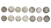 UMAYYAD, TEMP. IBRAHIM BIN AL-WALID (126AH / 744AD) AND MARWAN II (127–132 AH / 744–750A ), SEVEN SILVER DIRHAMS, DATED