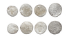 SAFAVID, TEMP. SHAH ISMAIL I ( 907–930 AH/ 1501–1524AD), FOUR SILVER COINS, DATED