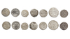SAFAVID, TEMP.  SULEIMAN I AND SULTAN HUSAYN, SEVEN SILVER COINS, DATED