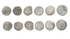 ILLKHANID, ULJAITU(703–716AH/1304–1316AD), SIX SILVER DIRHAMS, DATED