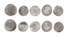 ILLKHANID, ULJAITU(703–716AH/1304–1316AD), FIVE SILVER DIRHAMS, DATED