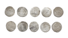 ILLKHANID, ULJAITU(703–716AH/1304–1316AD), FIVE SILVER DIRHAMS, DATED