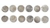 ILLKHANID, ULJAITU(703–716AH/1304–1316AD), FIVE SILVER DIRHAMS, DATED