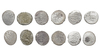 TIMURID, SHAH RUKH (811–850 AH/ 1409–1447AD), SIX SILVER COINS, DATED
