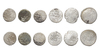 TIMURID, SHAH RUKH (811–850 AH/ 1409–1447AD), SIX SILVER COINS, DATED