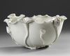A CHINESE DEHUA 'LOTUS' BOWL, QING DYNASTY (1644-1911)