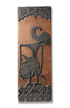 Java. Old relief panel