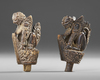 Two Indonesian stoppers.Collected by Jac Hoogerbrugge in the 1950’s or 1960’s.