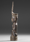 Nias. Ancestor statue in bronze