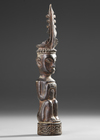 Nias. Ancestor statue in bronze