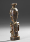 Sumatra. Batak Ancestor figure in bronze.