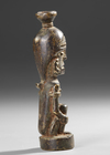 Sumatra. Batak Ancestor figure in bronze.