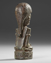 Sumatra. Batak Ancestor figure in bronze.