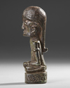 Sumatra. Batak Ancestor figure in bronze.
