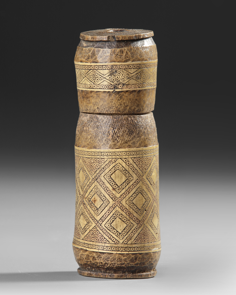 Timor container.Collected by Jac Hoogerbrugge in the 1960’s.