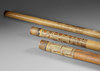 3 smoking pipes. All collected by Jac Hoogerbrugge in the 1950’s at the Casuarina coast. See drawings by Hoogerbrugge.