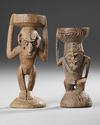 Two Betel nut mortars.