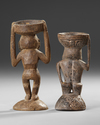 Two Betel nut mortars.