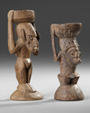 Two Betel nut mortars.