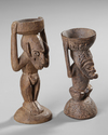 Two Betel nut mortars.