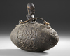 Sumatra. Batak container with stopper.