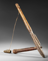 Very rare Sentani sago beater. Collected in the 1950’s by Jac Hoogerbrugge. See the drawing and the collection notes by Hoogerbrugge.