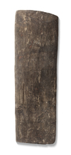 Asmat panel in relief with typical motifs. Collected in the 1970’s by Jac Hoogerbrugge.