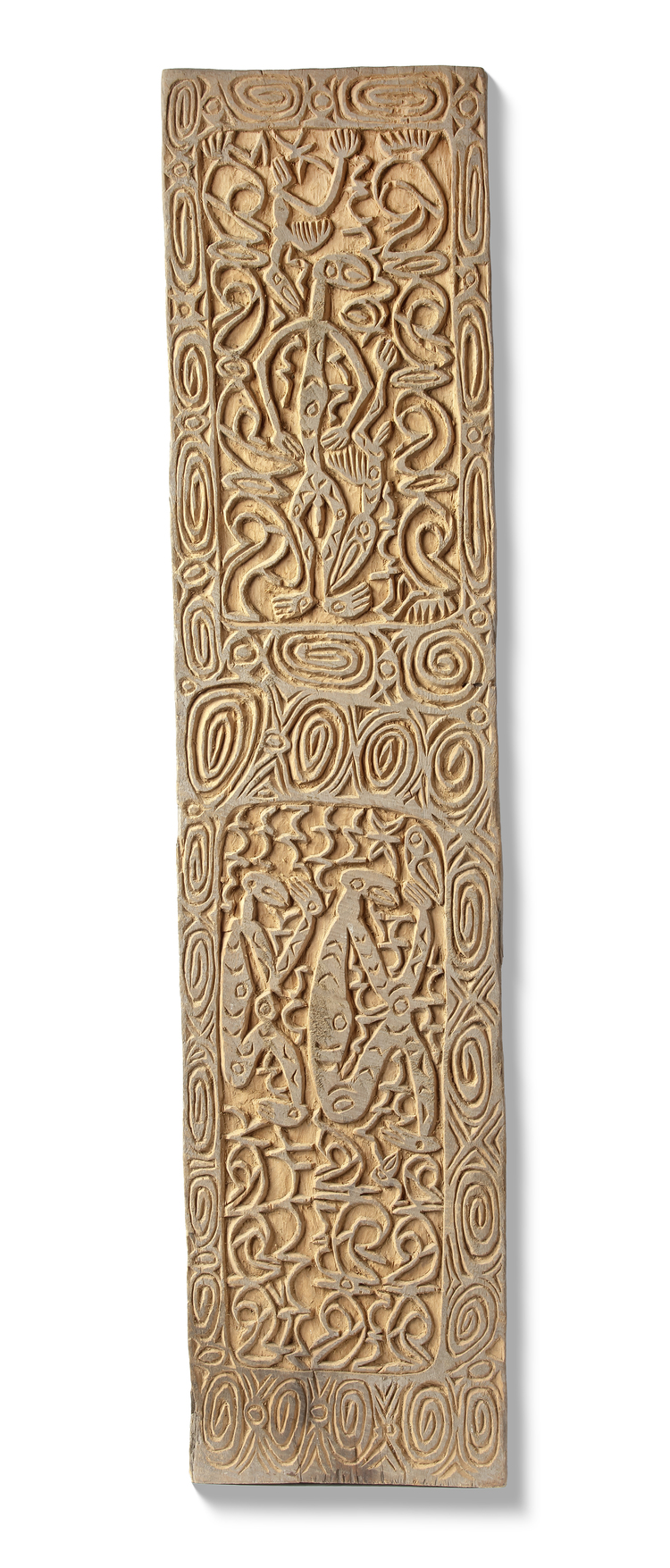 Amat panel in relief with typical motifs. Collected in the 1970’s by Jac Hoogerbrugge.