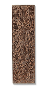 Amat panel in relief with typical motifs. Collected in the 1970’s by Jac Hoogerbrugge.