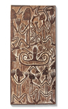 Amat panel in relief with typical motifs.