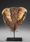 Aitape pectoral adornment with boar’s tusks, nassa shell and Job’s tears.