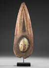 Ancient very light balsa wood yam mask.