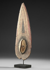 Ancient very light balsa wood yam mask.