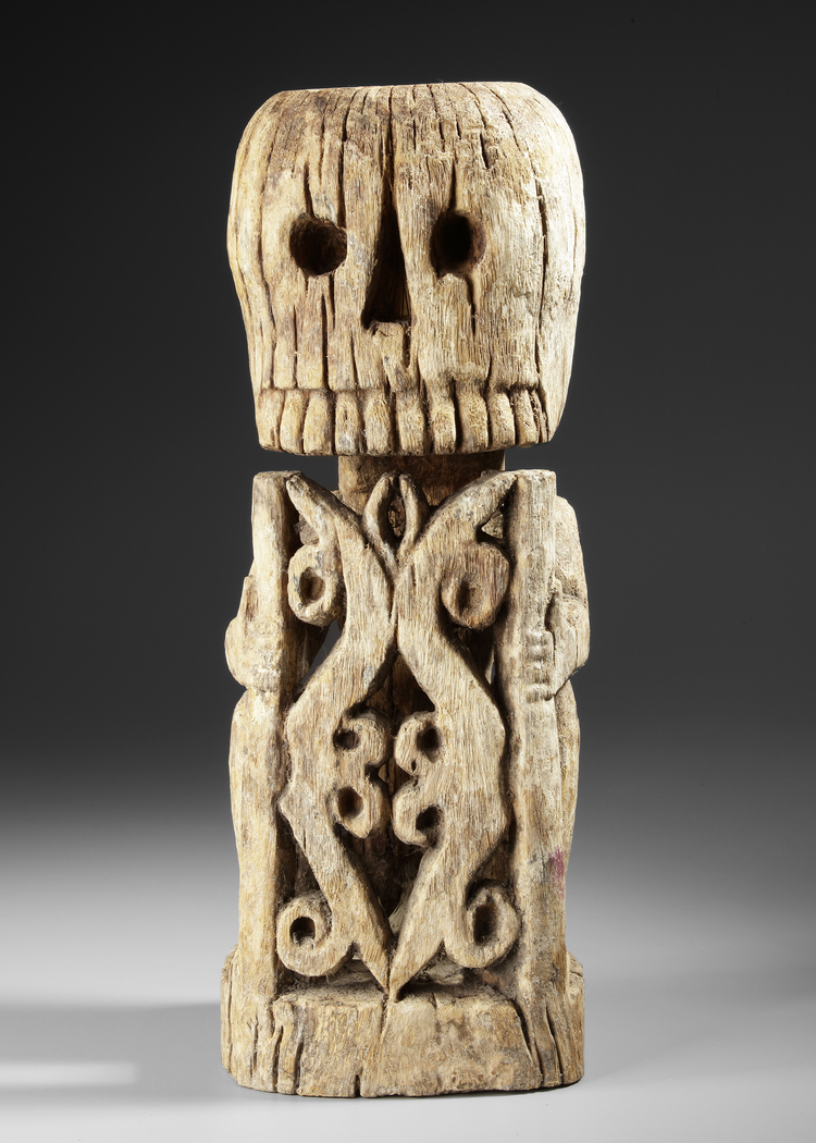Large korwar figure from the collection of Jac Hoogerbrugge. Age unknown.