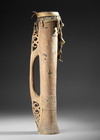 Cenderawasih/Geelvink bay drum. Collected by Jac Hoogerbrugge in the 1950’s.