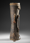 Asmat drum. Collected by a Dutch Gouverment official in the 1960’s.